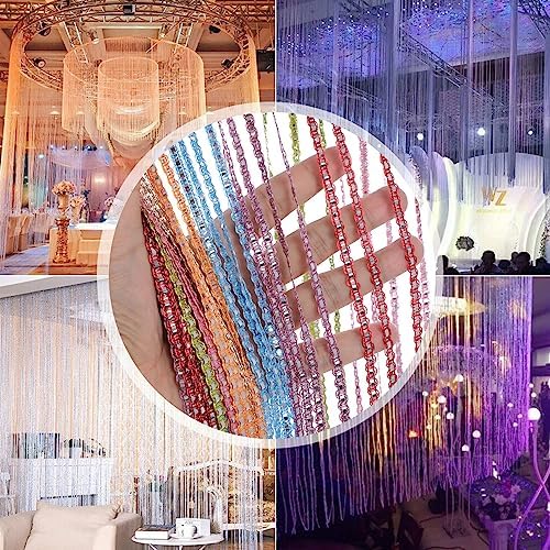 Wedhapy Door Fly Screen Curtain 3937x7874 Inch Tassel Style