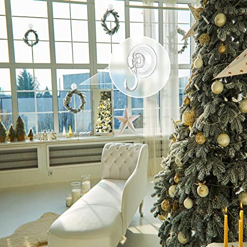 VISV Large Suction Cup Wreath Hanger 4 Pcs