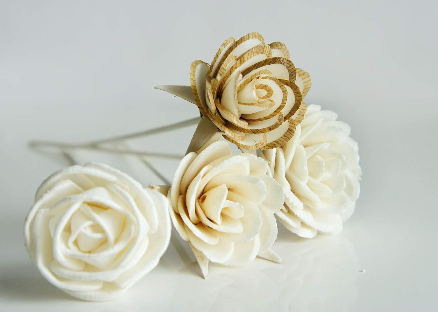 12 Mixed Rose Sola Flower Reed Diffuser Stick for Home Fragrance