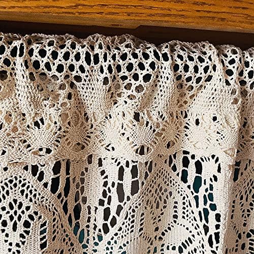Retro Crochet Valance for Kitchen Window