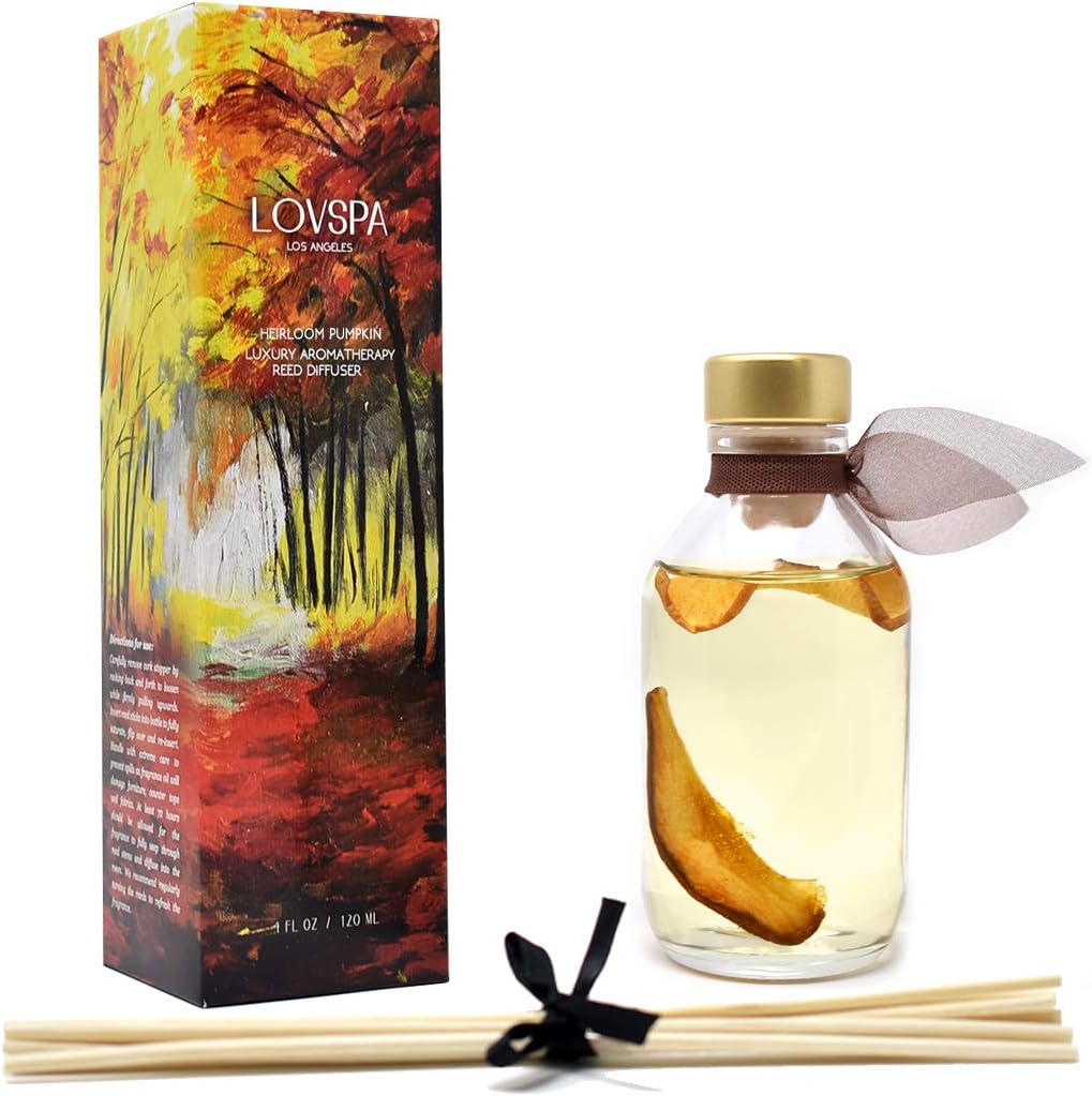 LOVSPA Apple Harvest Reed Diffuser Set