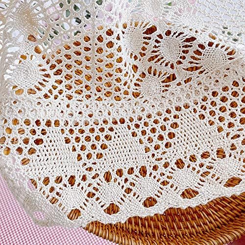 Rustic Crochet Curtain Valance for Kitchen Bathroom