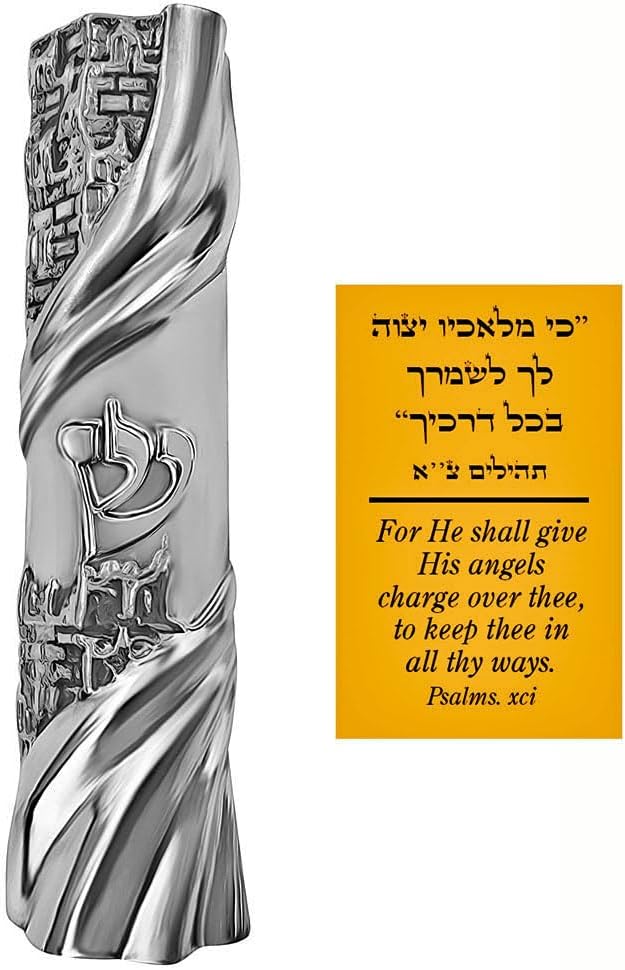 Talisman4u Protection Car Mezuzah with Travelers Prayer Scroll