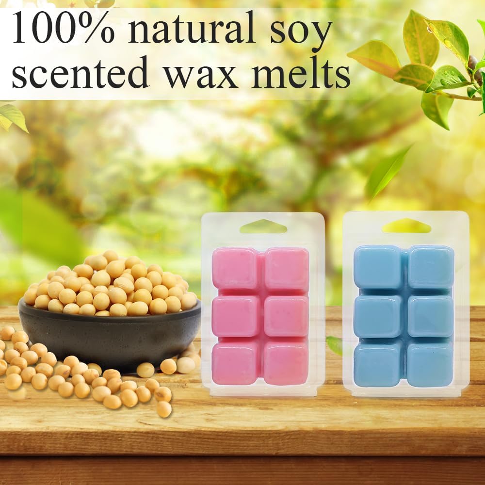 Scented Wax Melts 8 Pack with 8 Unique Fragrances