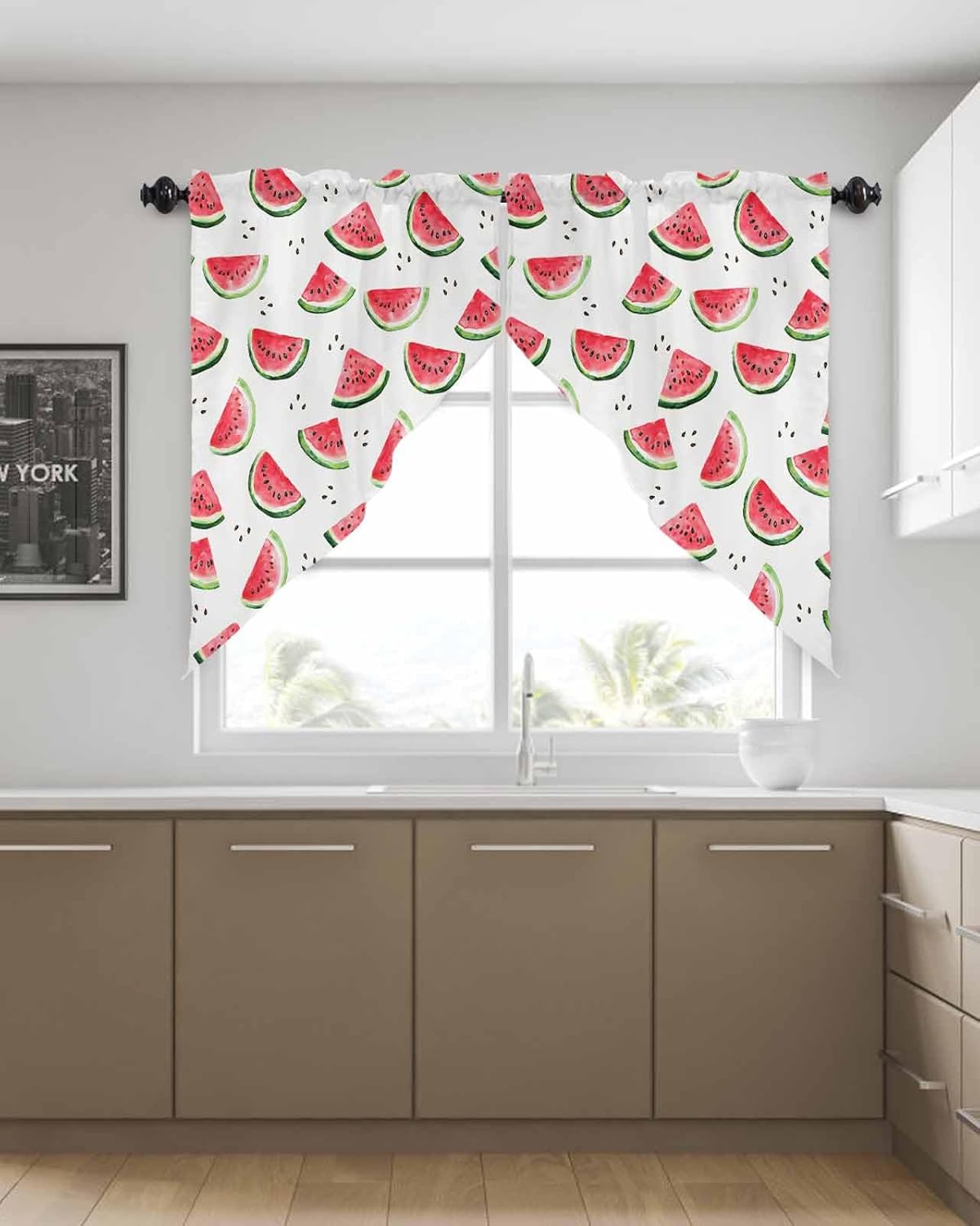 Swag Curtain Valance for Windows 28x36in Pack of 2