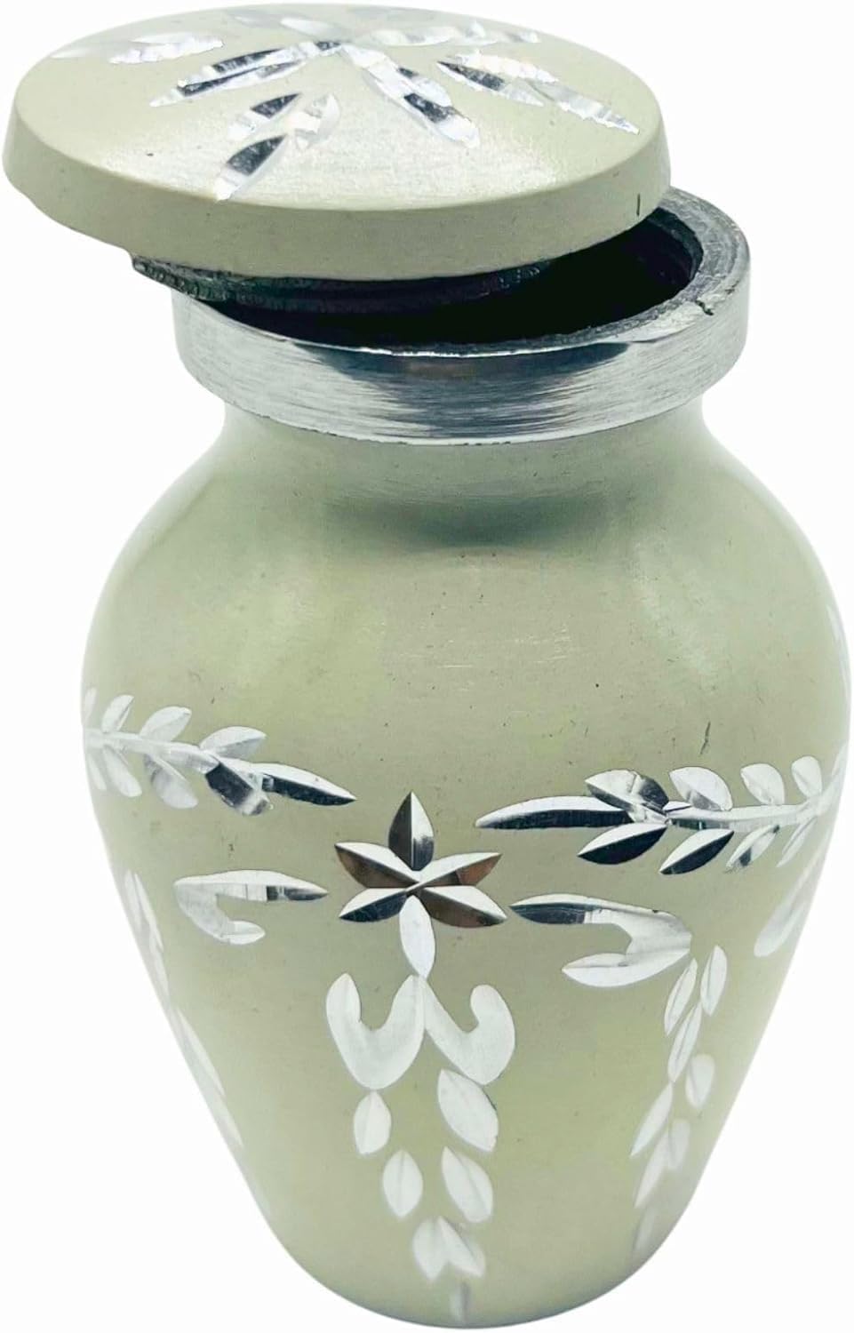 Velvet Box Cremation Urn with Diamond Cutting Design