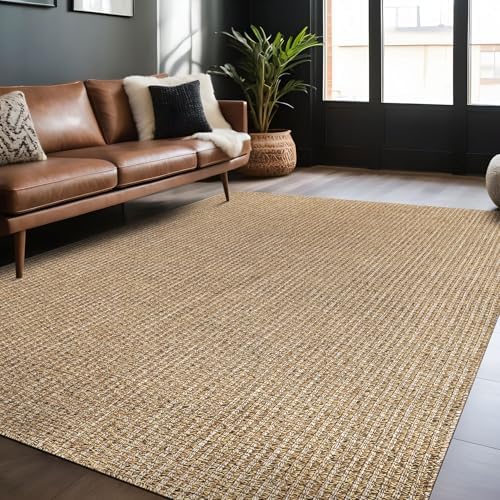 Luul Home Easy Jute Rugs 5x7 Indoor Outdoor