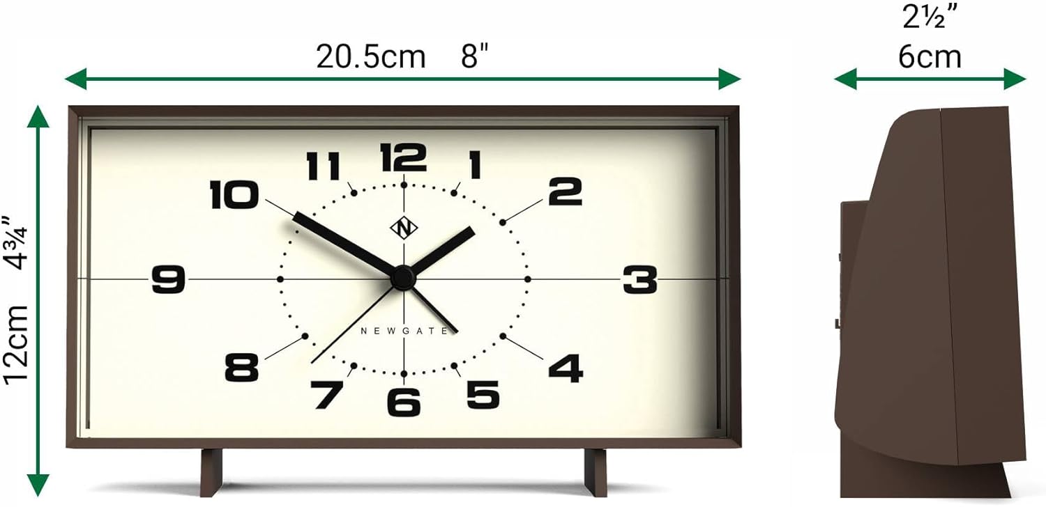 NEWGATE Wideboy Alarm Clock with Retro Design