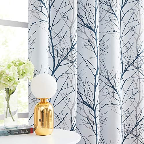 FMFUNCTEX Grommet Curtains 84 Inches Blackout Panels