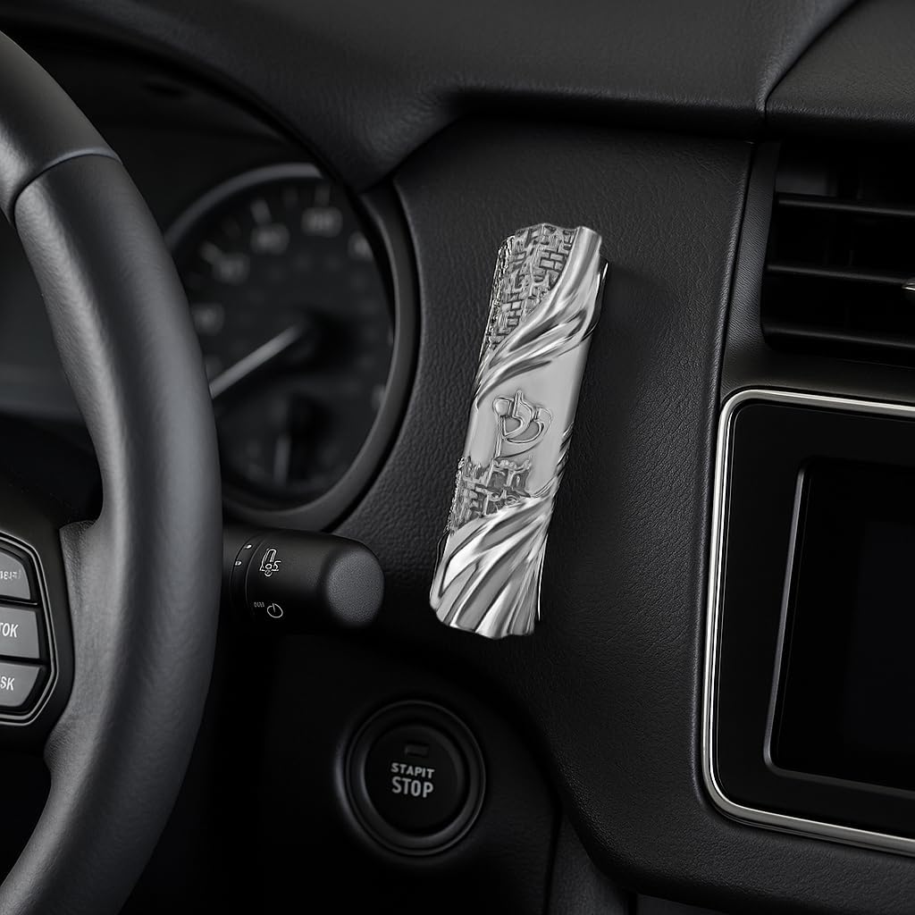 Talisman4u Protection Car Mezuzah with Travelers Prayer Scroll