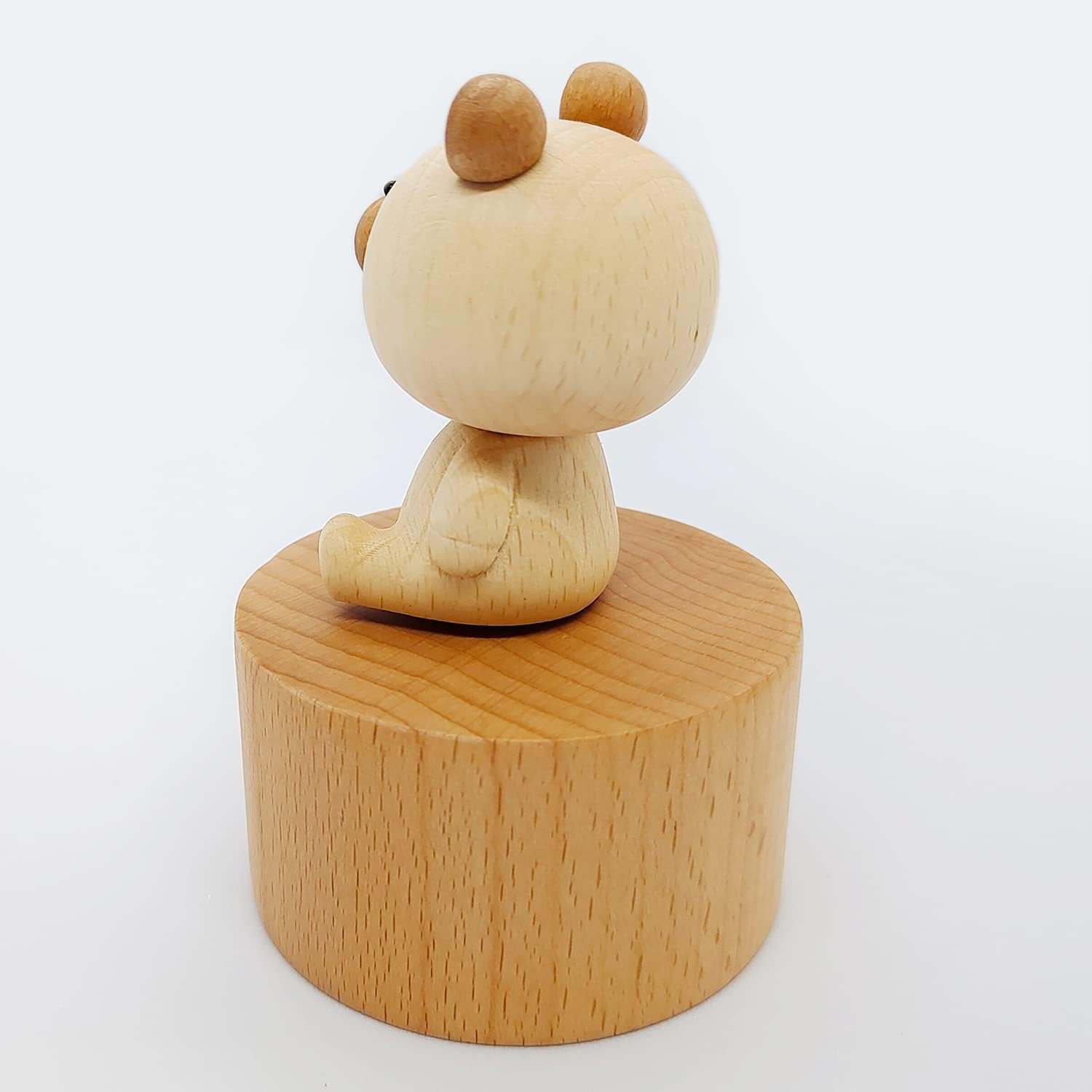 Cute Little Bear Mini Music Box Musical Gift for Kids and Friends