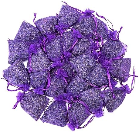 French Lavender Sachets Set of 24 Purple Home Fragrance