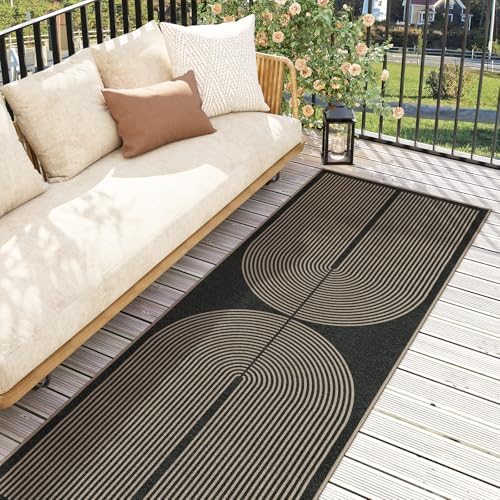 Lahome Modern Rainbow Hallway Runner Rug