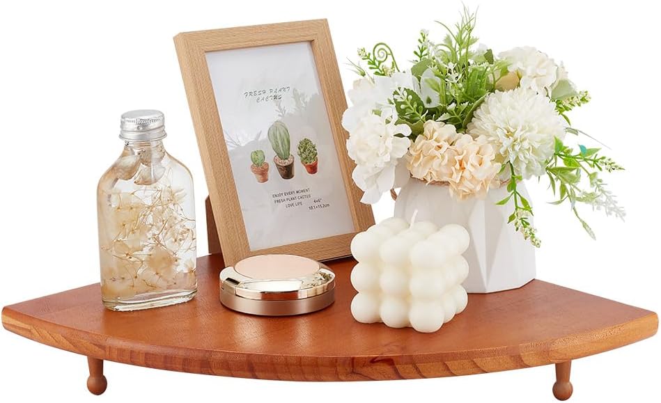 Fingerinspire Wood Corner Shelf 118x118x118