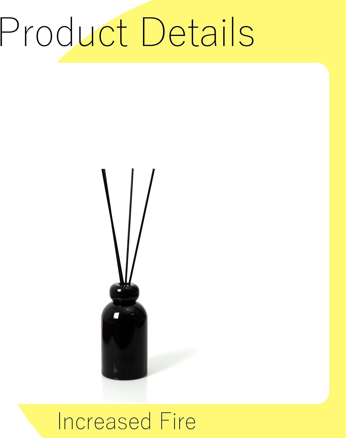Black Oil Diffuser Sticks 50pcs 9in 3mm Thick for Home Spa