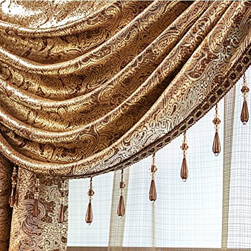 ELKCA European Curtain Valance 59 Inch 1 Panel Rod Pocket