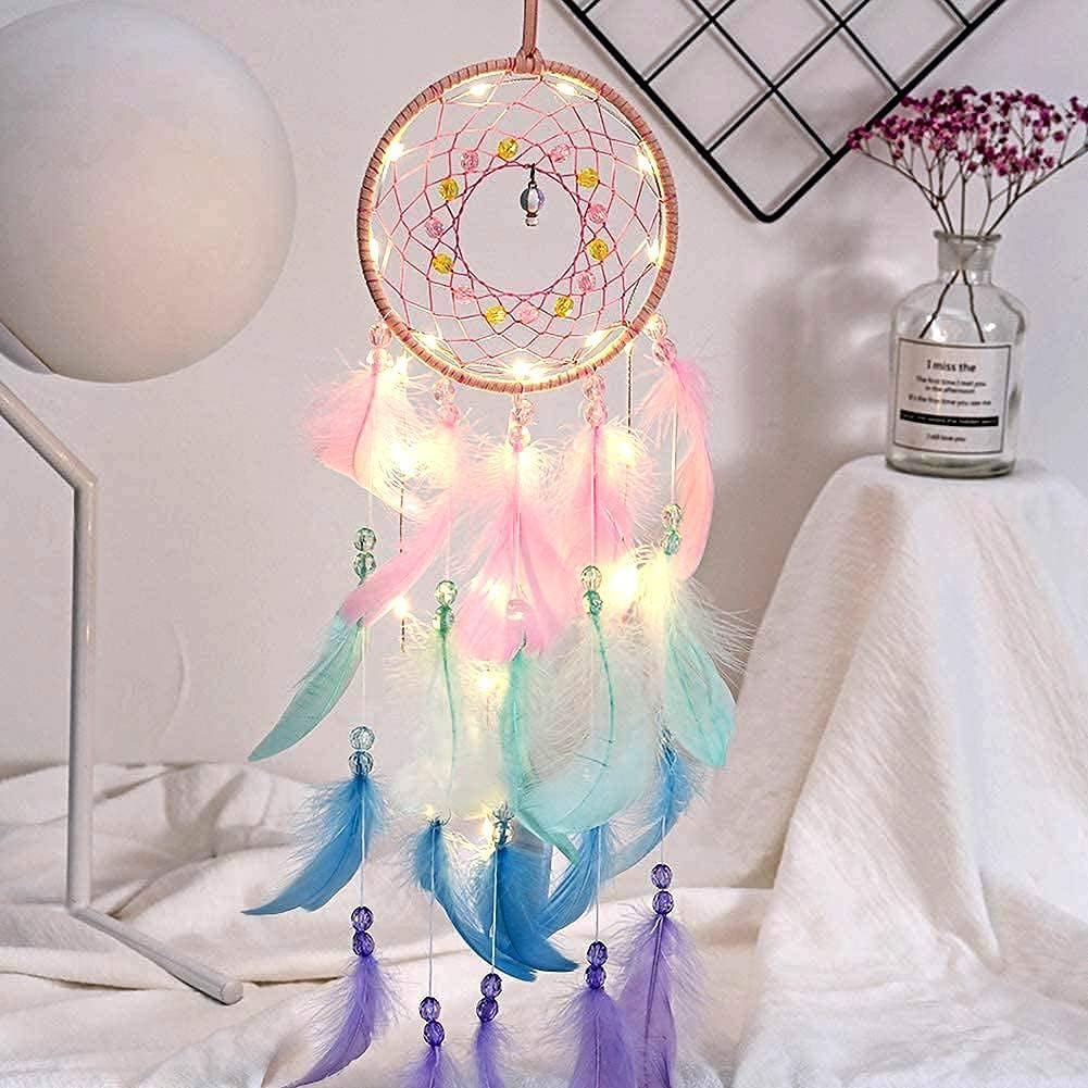 Dream Catcher Wall Decor with LED Light