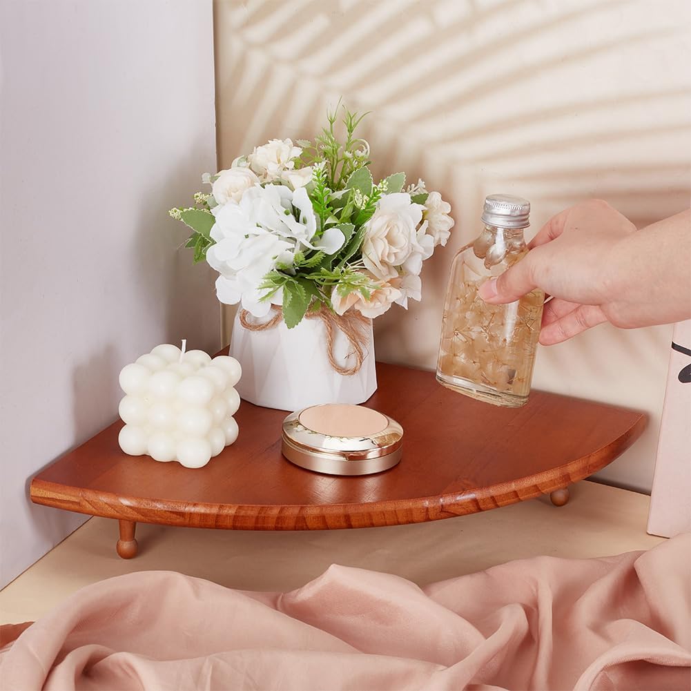 Fingerinspire Wood Corner Shelf 118x118x118