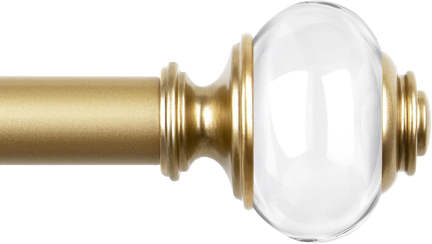 USFOOK Gold Telescoping Curtain Rods 32-58 Inch