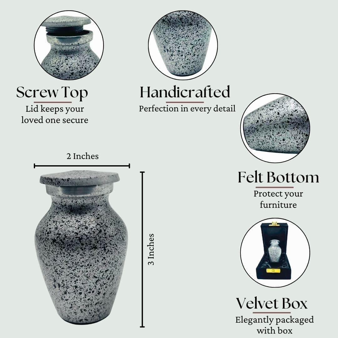 UNITEDCRAFT Cremation Urn Keepsake Decorative Urn for Adults