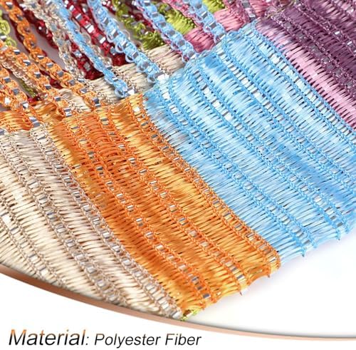 Wedhapy Door Fly Screen Curtain 3937x7874 Inch Tassel Style