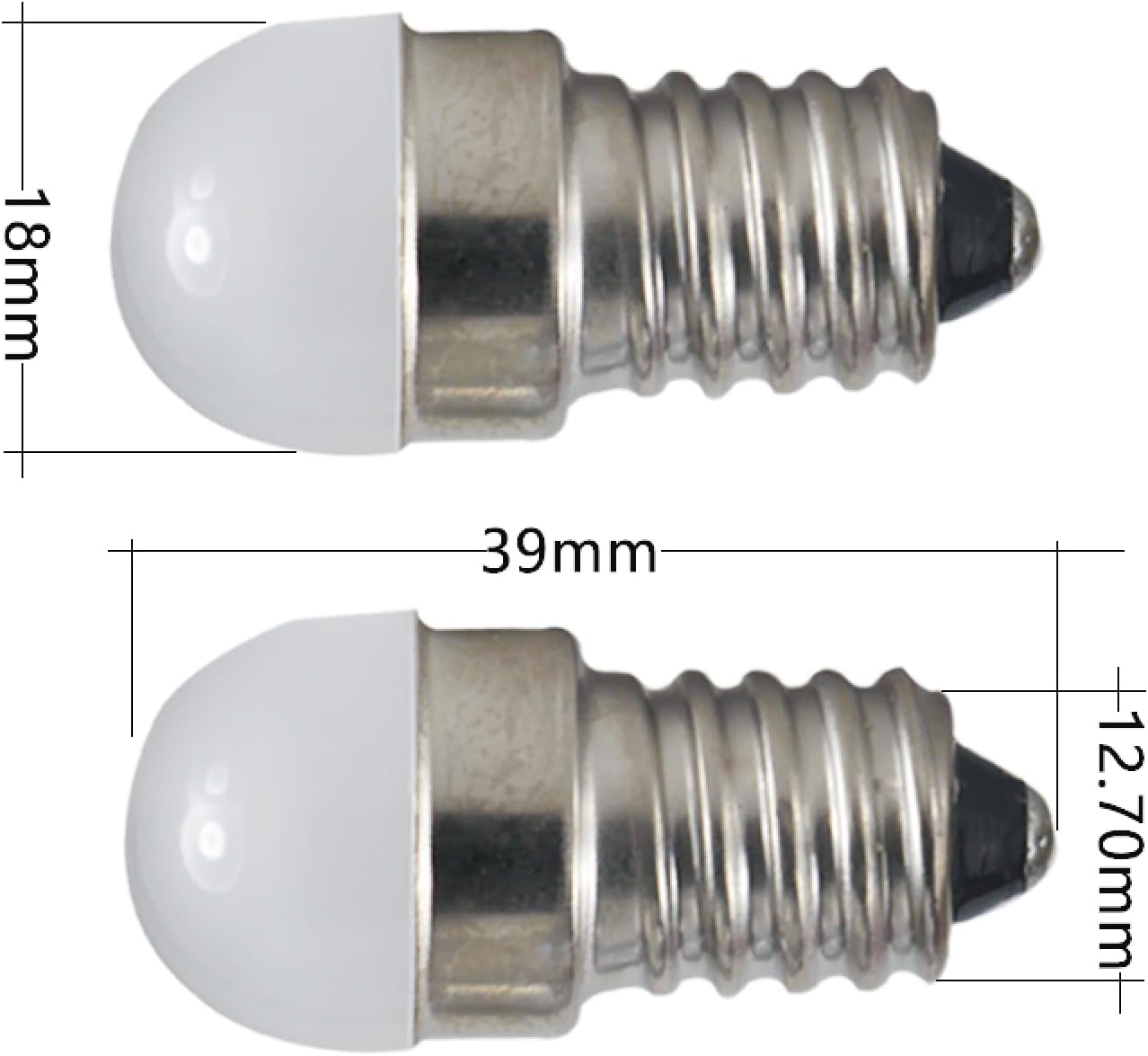 SHOORR 4Pcs Mini E14 15W LED Bulb Warm White Pendant Fridge Light