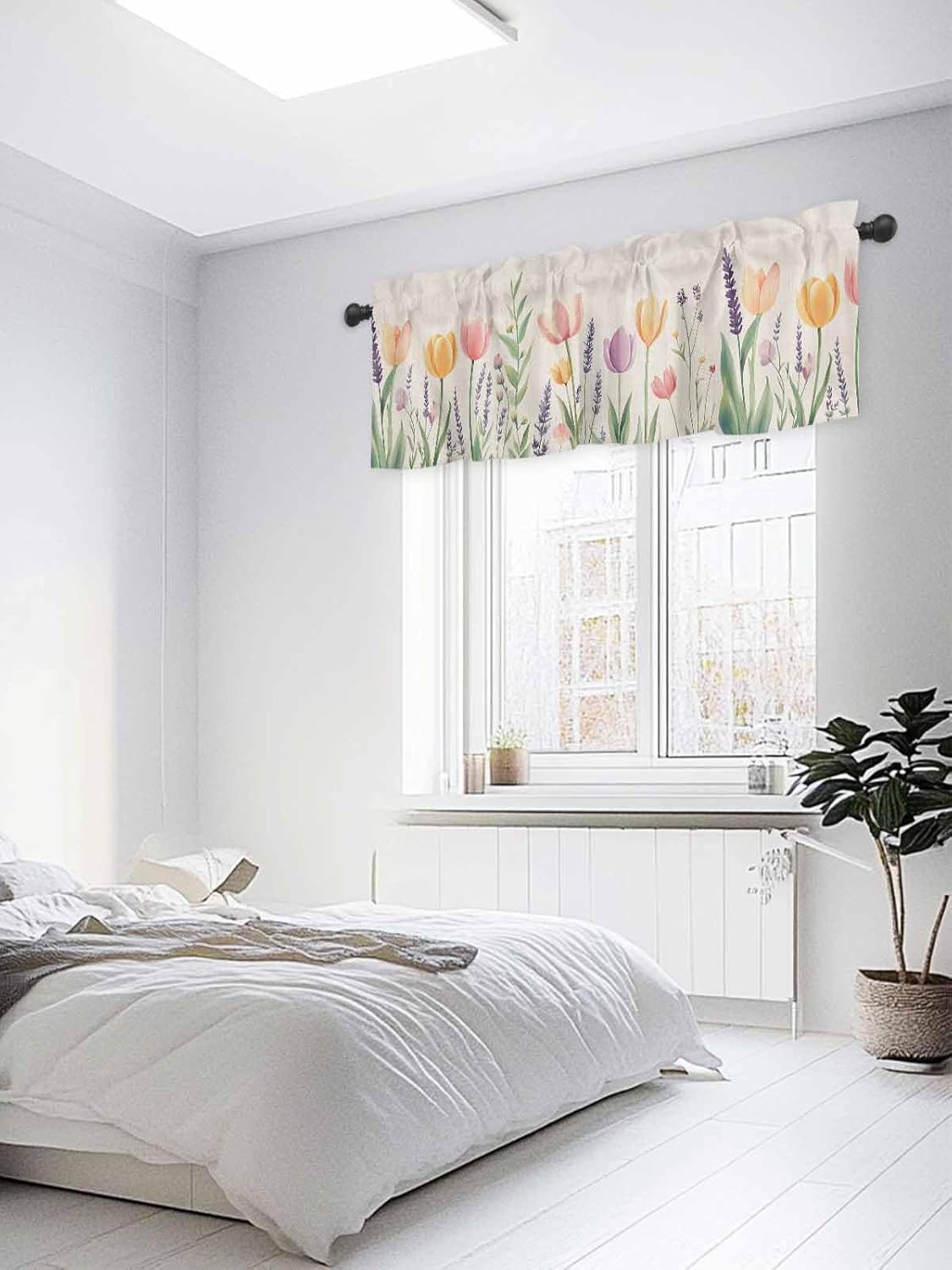 Spring Floral Valances for Windows 42 x 12