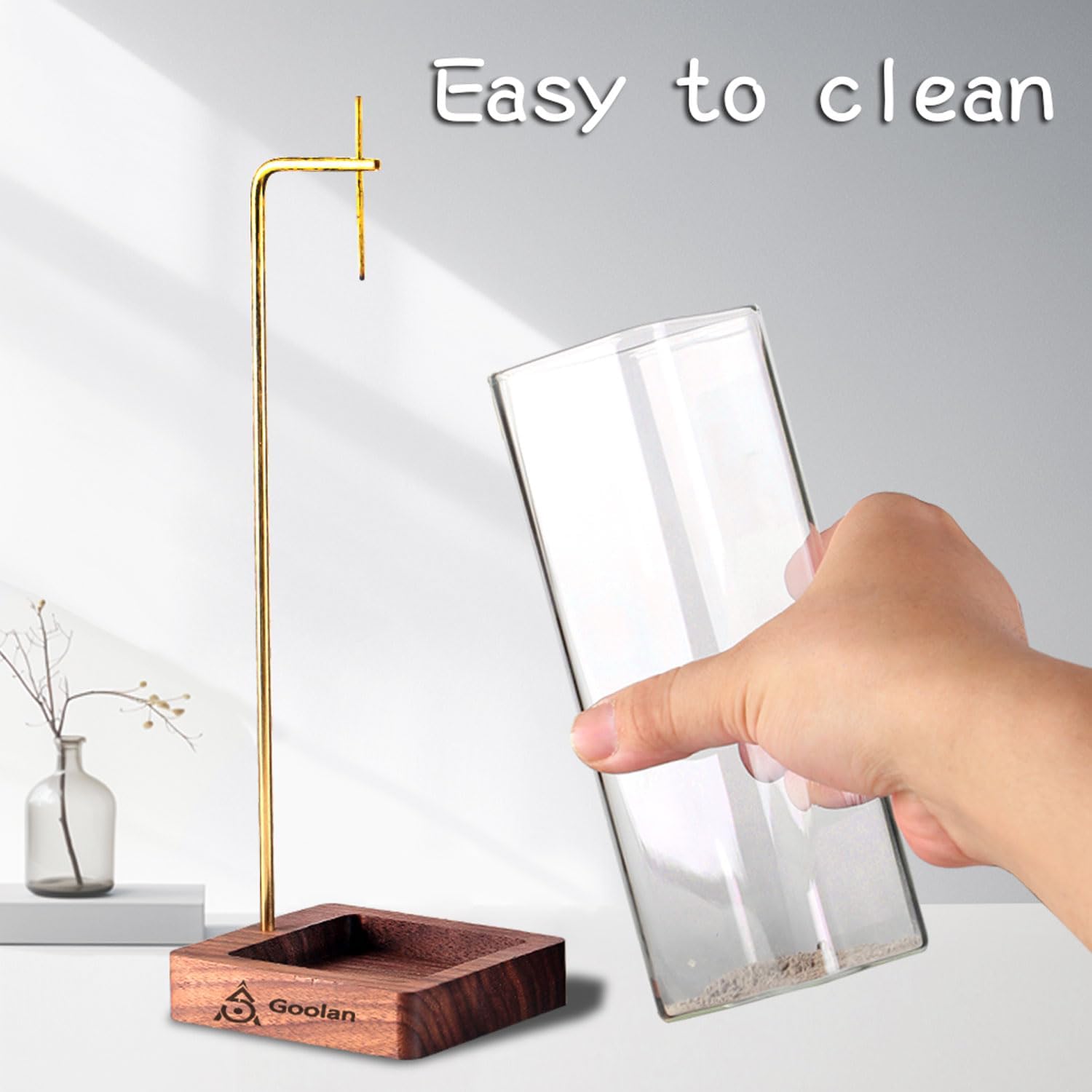 Goolan Incense Holder for Sticks with Anti-Ash Design