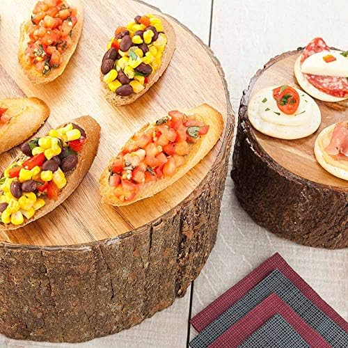 Restaurantware 10x5 Inch Rustic Wood Display Riser