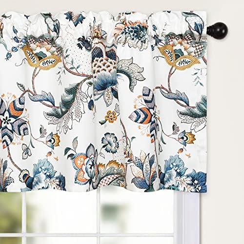 VOGOL Floral Kitchen Valance 52x18 1 Panel