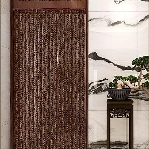 Wood Beaded Curtain for Doorway and Closet