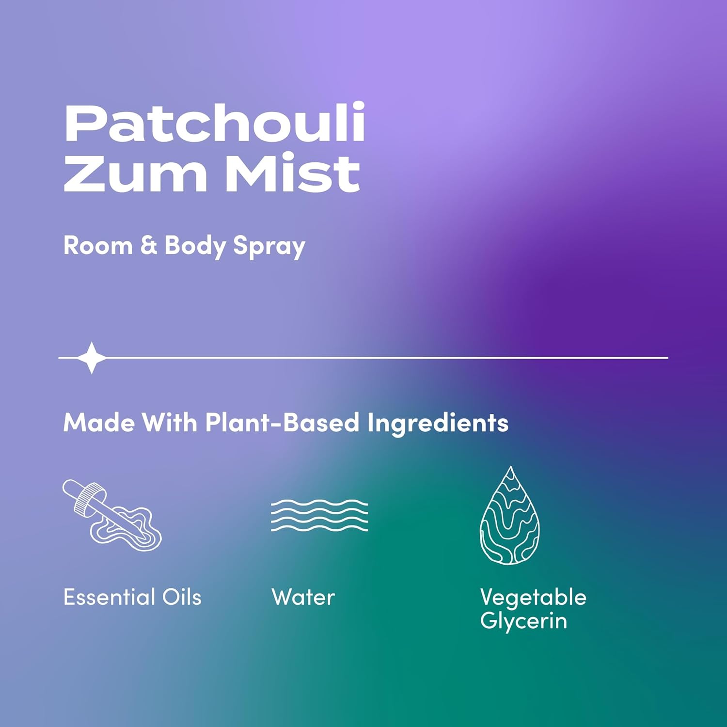 Indigo Wild Zum Mist Room Body Spray - Patchouli Scent - 4 Fl Oz