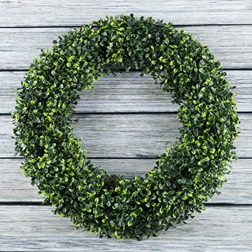 Pure Garden 195 Inch Boxwood Wreath