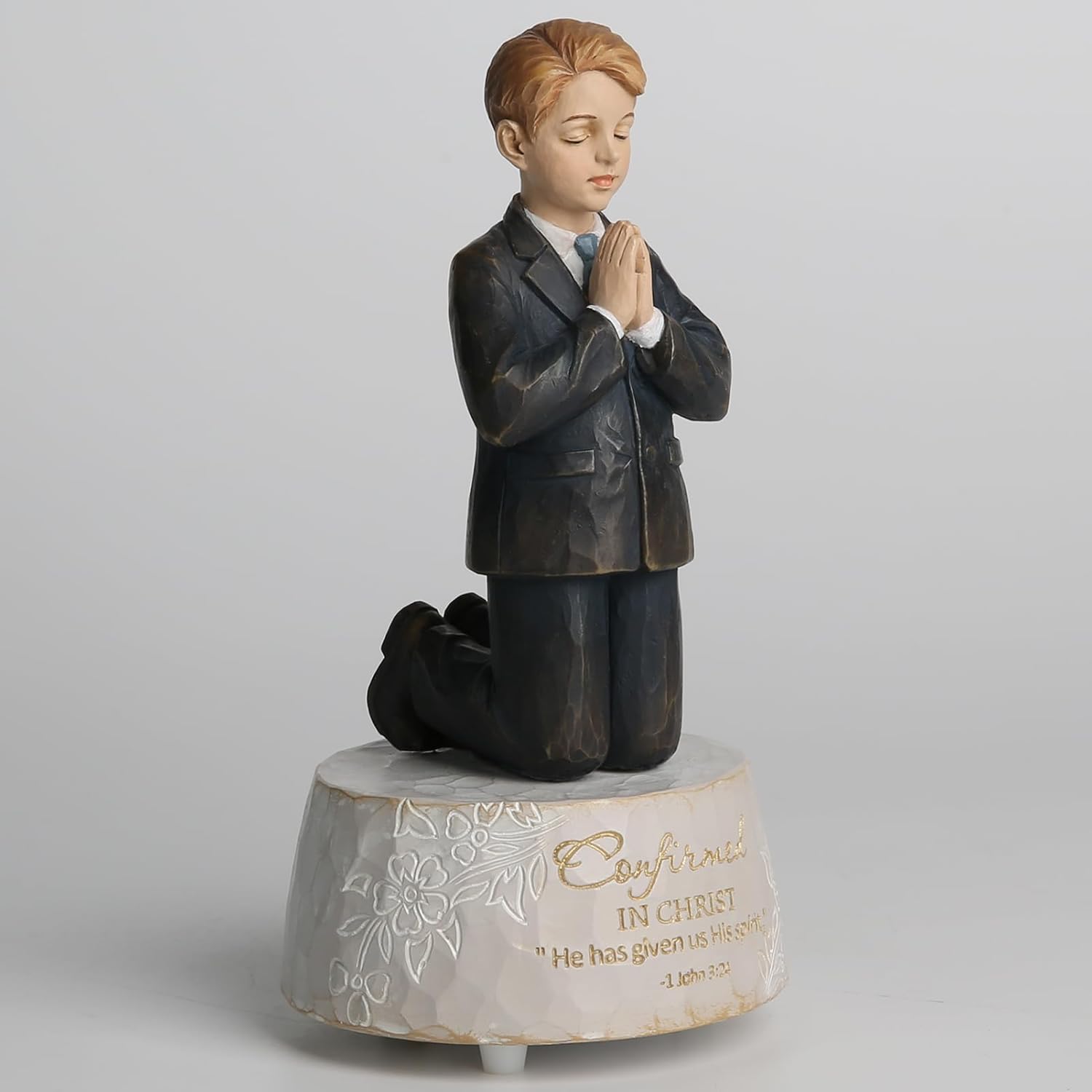 Grace4Joy Music Box Figurines Confirmation Religious Gifts