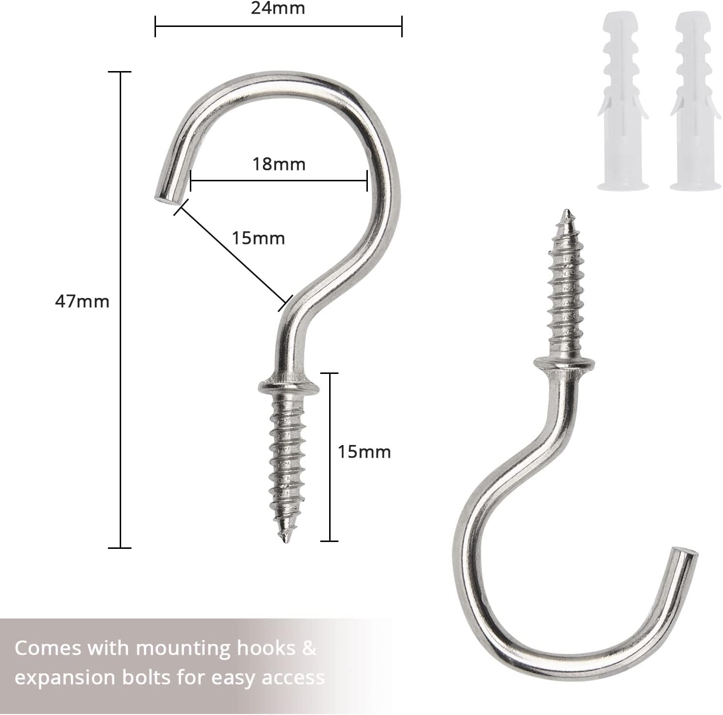 NICEEC 4 Pack Natural Cotton Rope Curtain Tiebacks