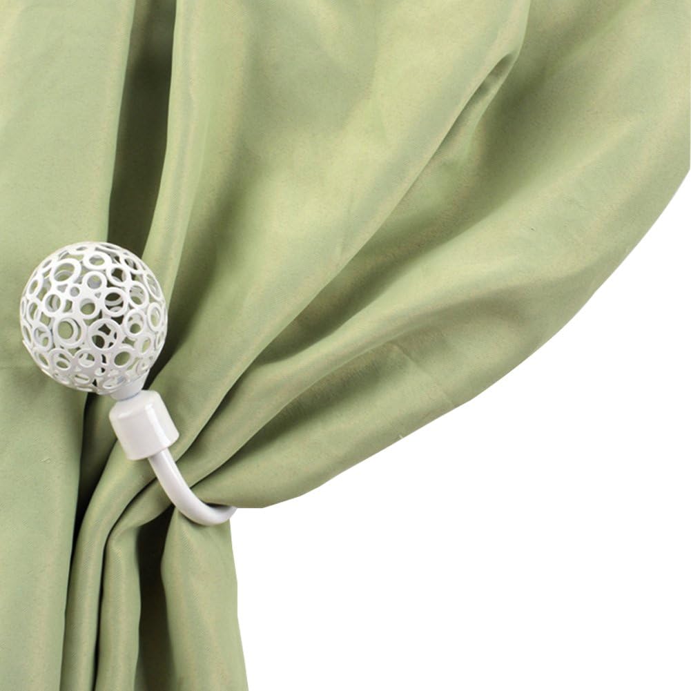 Curtain Holdbacks with Window Decorative Hooks Set of 2