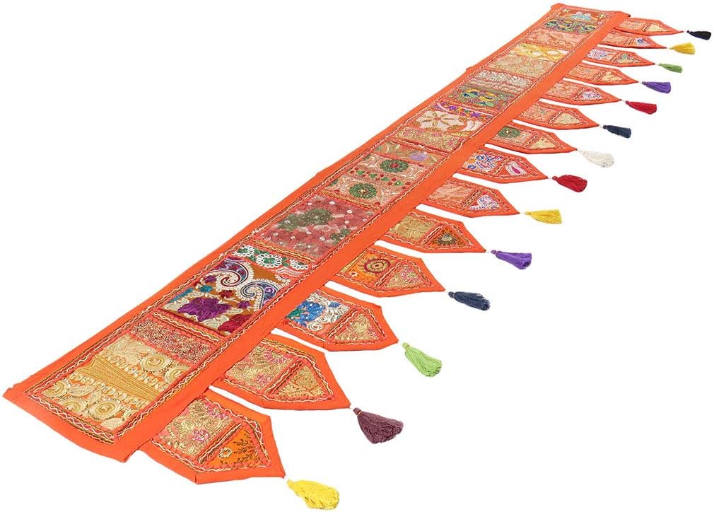 Eyes of India Bohemian Valance 14x78 Inch Handmade Decor