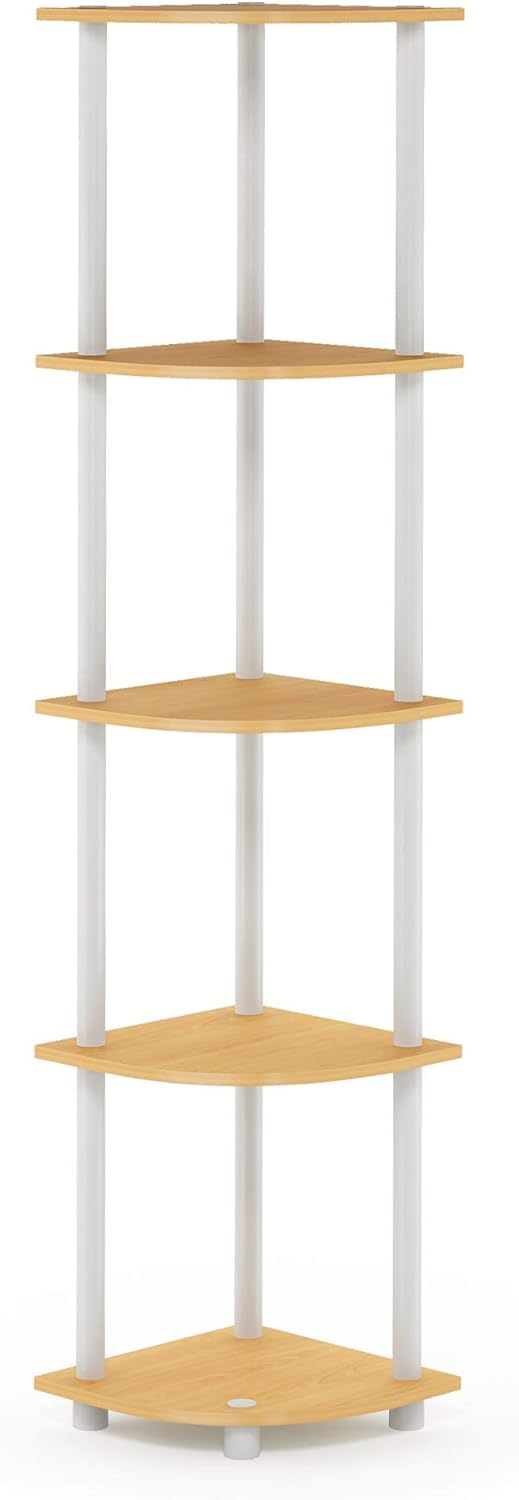 Furinno Turn-N-Tube 5 Tier Corner Display Rack