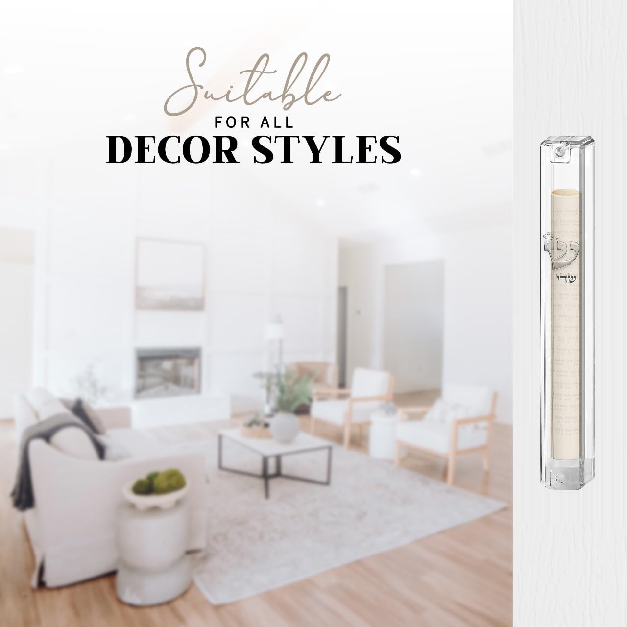 SURI Mezuzah with Certified Kosher Scroll