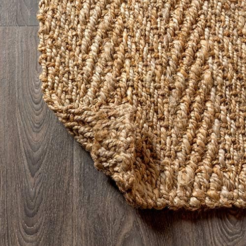 JONATHAN Y NFR101A-28 Jute Hand Woven Herringbone Indoor Runner Rug