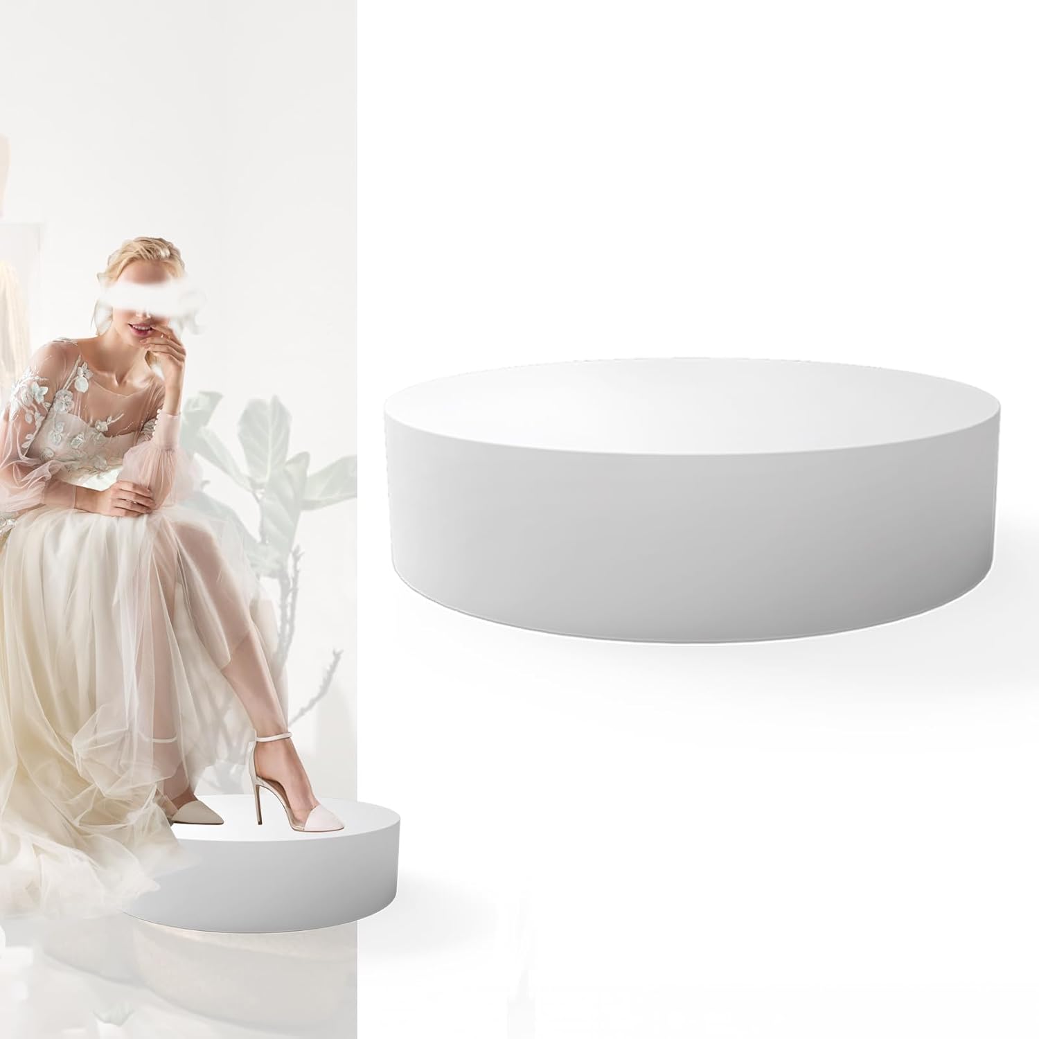 Jueraori 236x59in Round Display Pedestal Stand