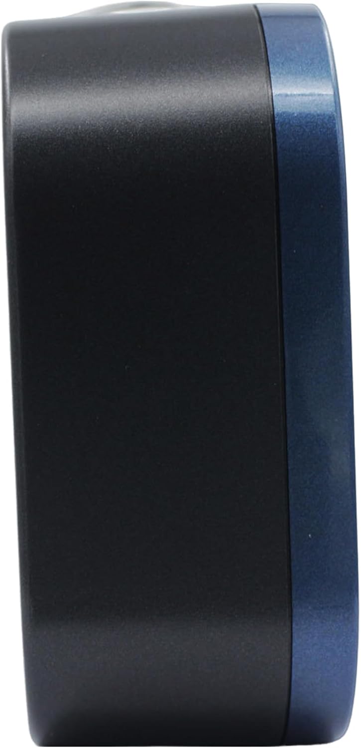 Seiko Kyoda II Non Ticking Alarm Clock 4 Inch Metallic Blue