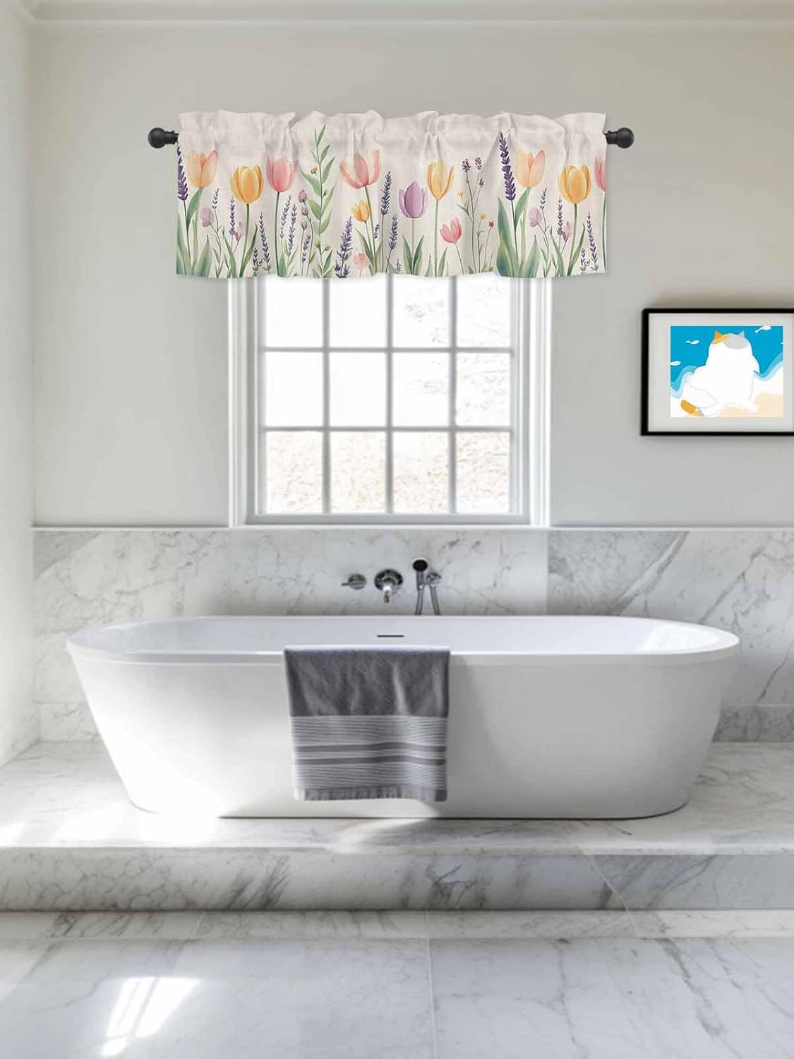 Spring Floral Valances for Windows 42 x 12