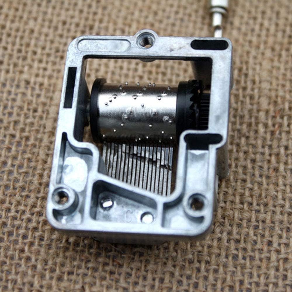 3 Pack Music Box Movement Hand Crank DIY Musical Mechanism Replacement
