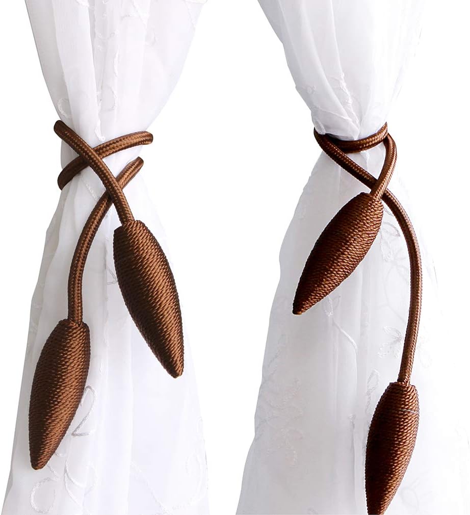 Valea Home 4 Pack Twist Tie Backs Holdbacks