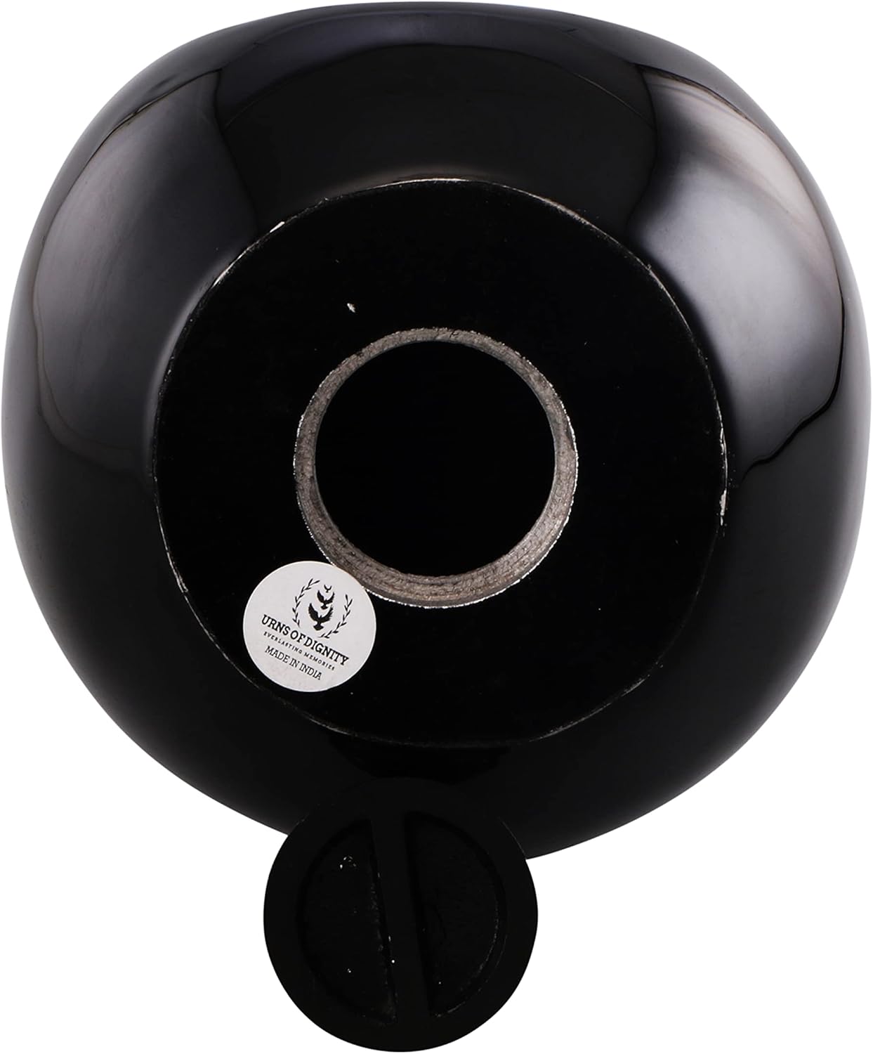 Everlasting Teardrop Cremation Urn Black Purple Galaxy Adult