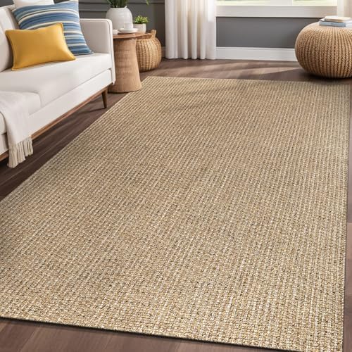 Luul Home Easy Jute Rugs 5x7 Indoor Outdoor