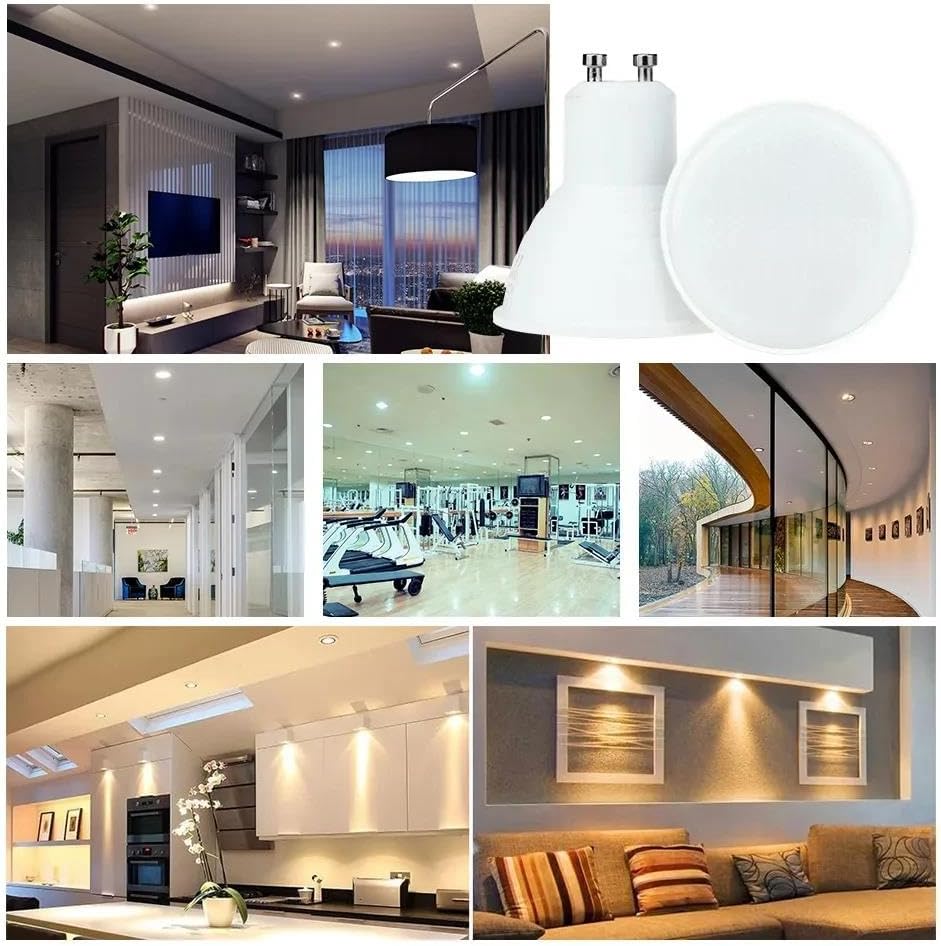 6PCS GU10 LED Bulb Light 220V Home Lighting