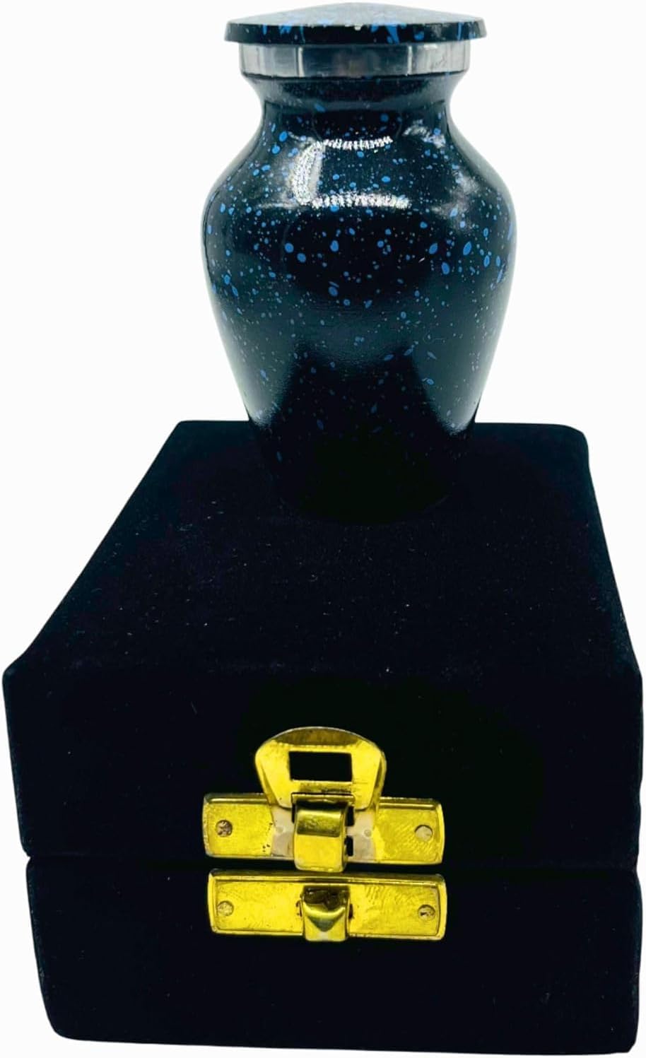 Mini Marble Cremation Urn with Velvet Box 3 Inch