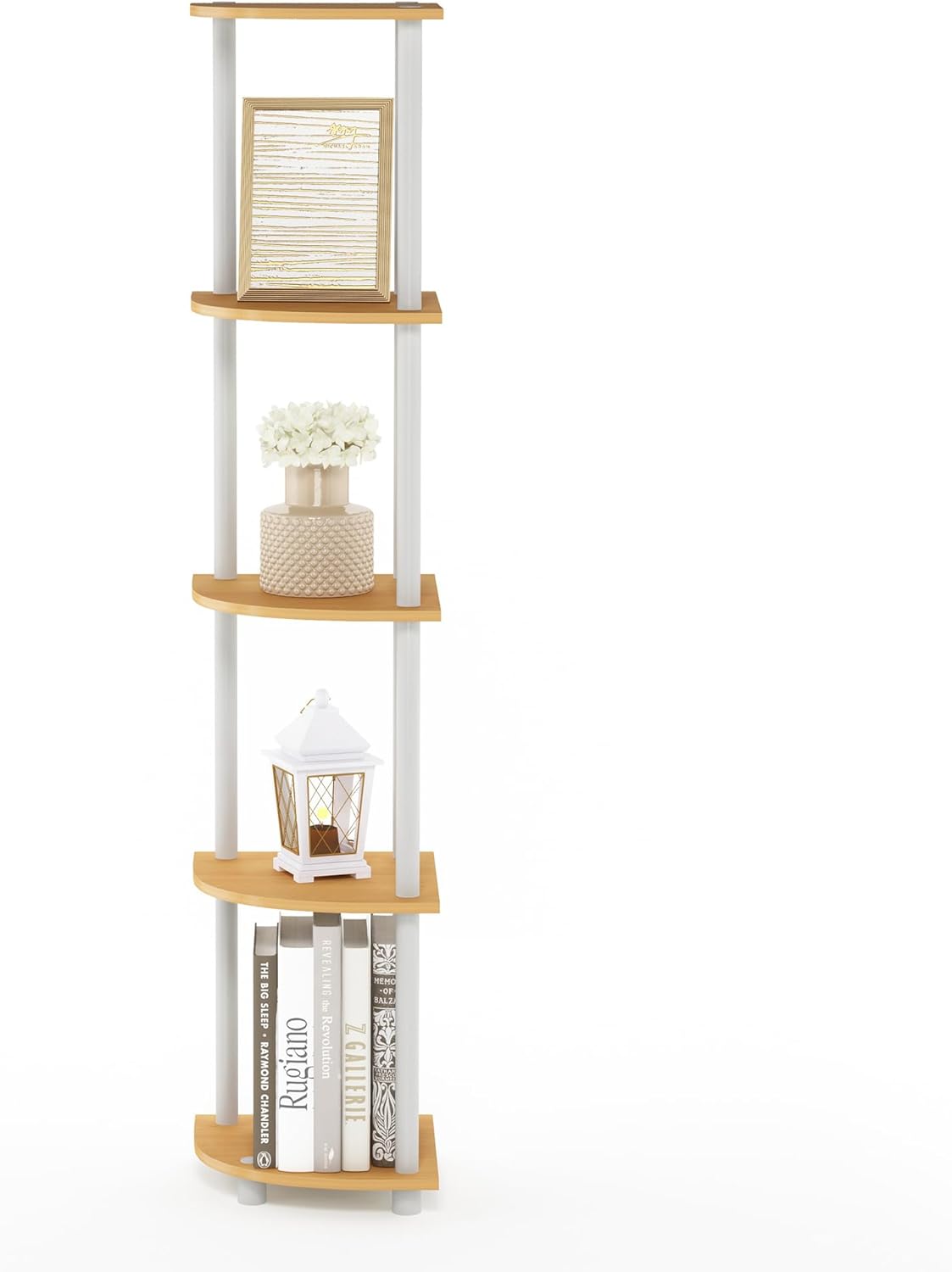 Furinno Turn-N-Tube 5 Tier Corner Display Rack